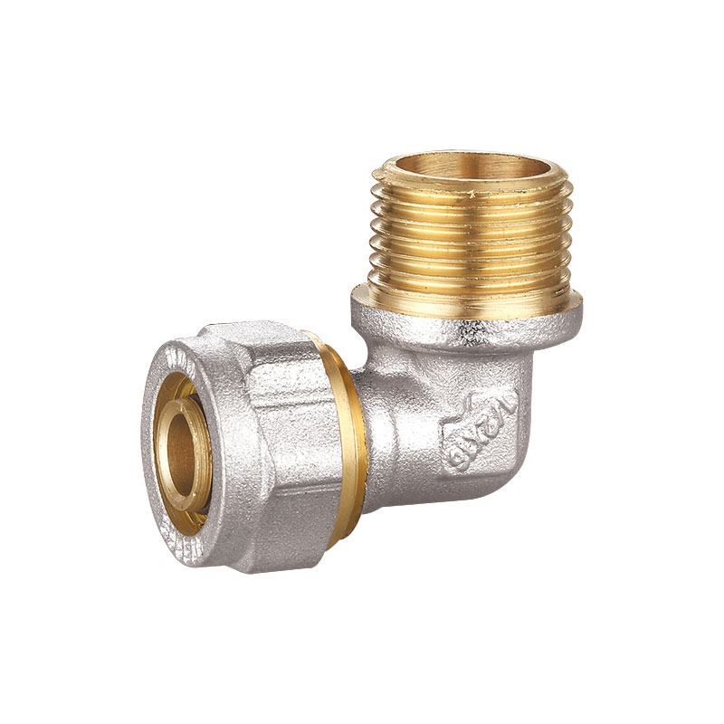 Racor de latón para racor de tubería de PVC AMT-1208