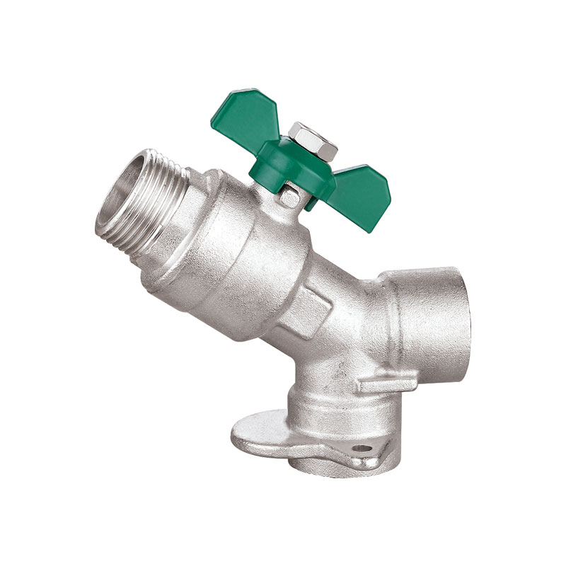 Válvula de ángulo de latón de tubo de plástico de aluminio especial para divisor de agua AMT-2036
