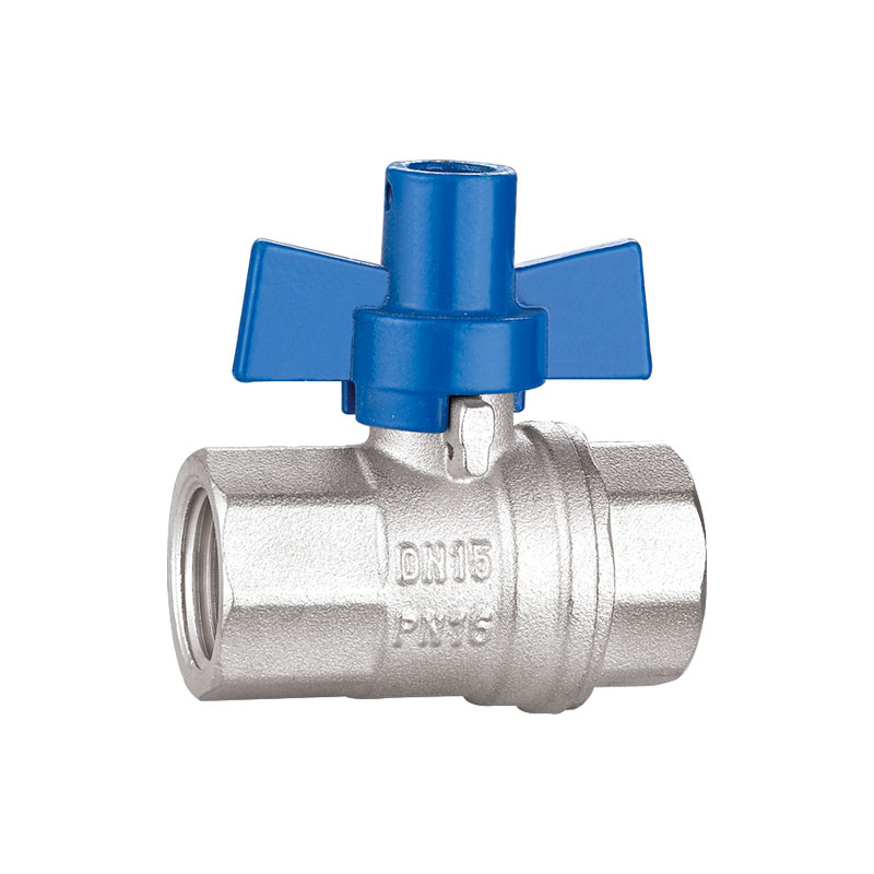 Válvula de bola de mejor precio con rosca F/F cromada AMT-2052B