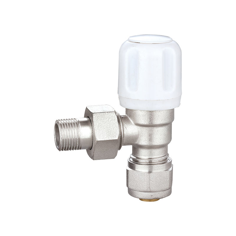 Cuerpo de latón manija de plástico Válvula de radiador AMT-4023