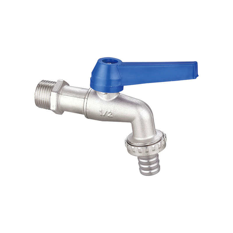 Grifo de bola de latón con mango azul buena calidad AMT-7006