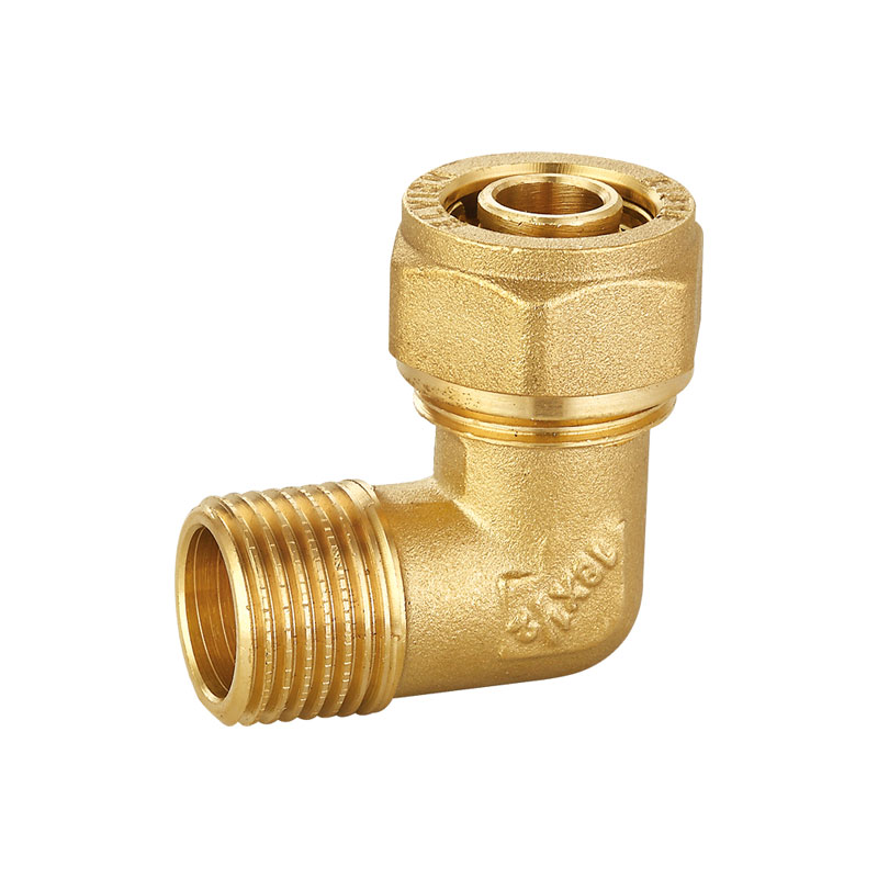 Gran oferta, accesorio de latón de compresión de codo de 90 grados AMT-1305