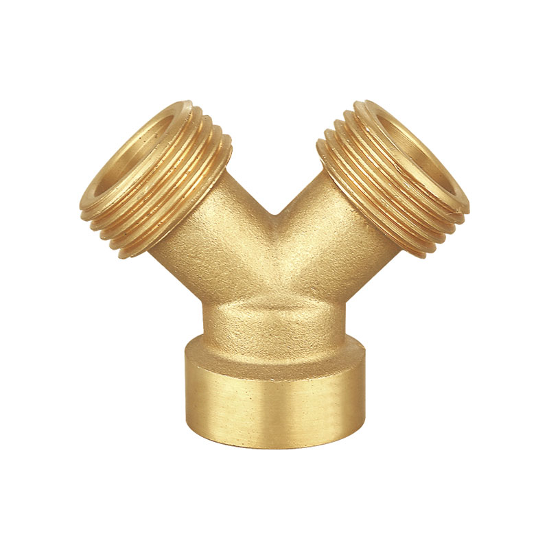 Conector de 3 vías accesorio de tubería de latón AMT-1404
