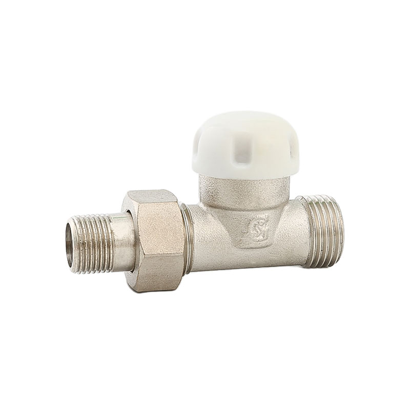 Válvula de radiador niquelada de bajo precio AMT-4025