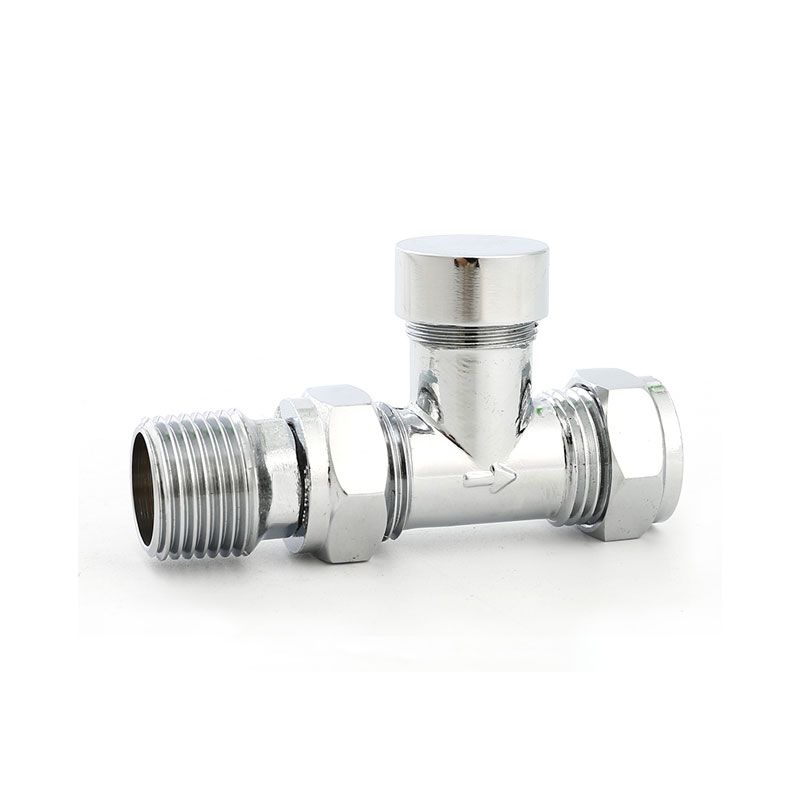 Válvula de radiador de latón de fabricación china AMT-4033A