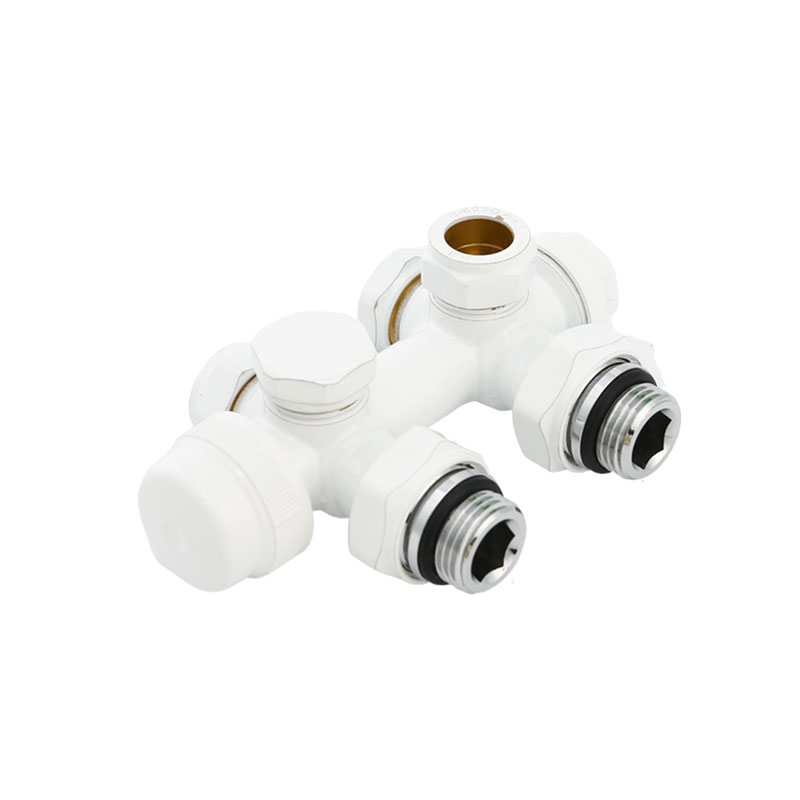 Válvula de radiador de nuevo diseño con superficie en blanco y negro AMT-4034